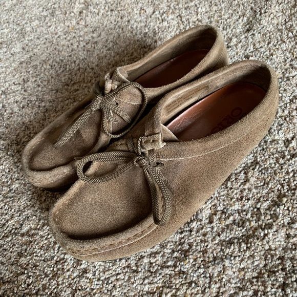 Clarks Women's Tan Suede Original Wallabee - Picture 1 of 4